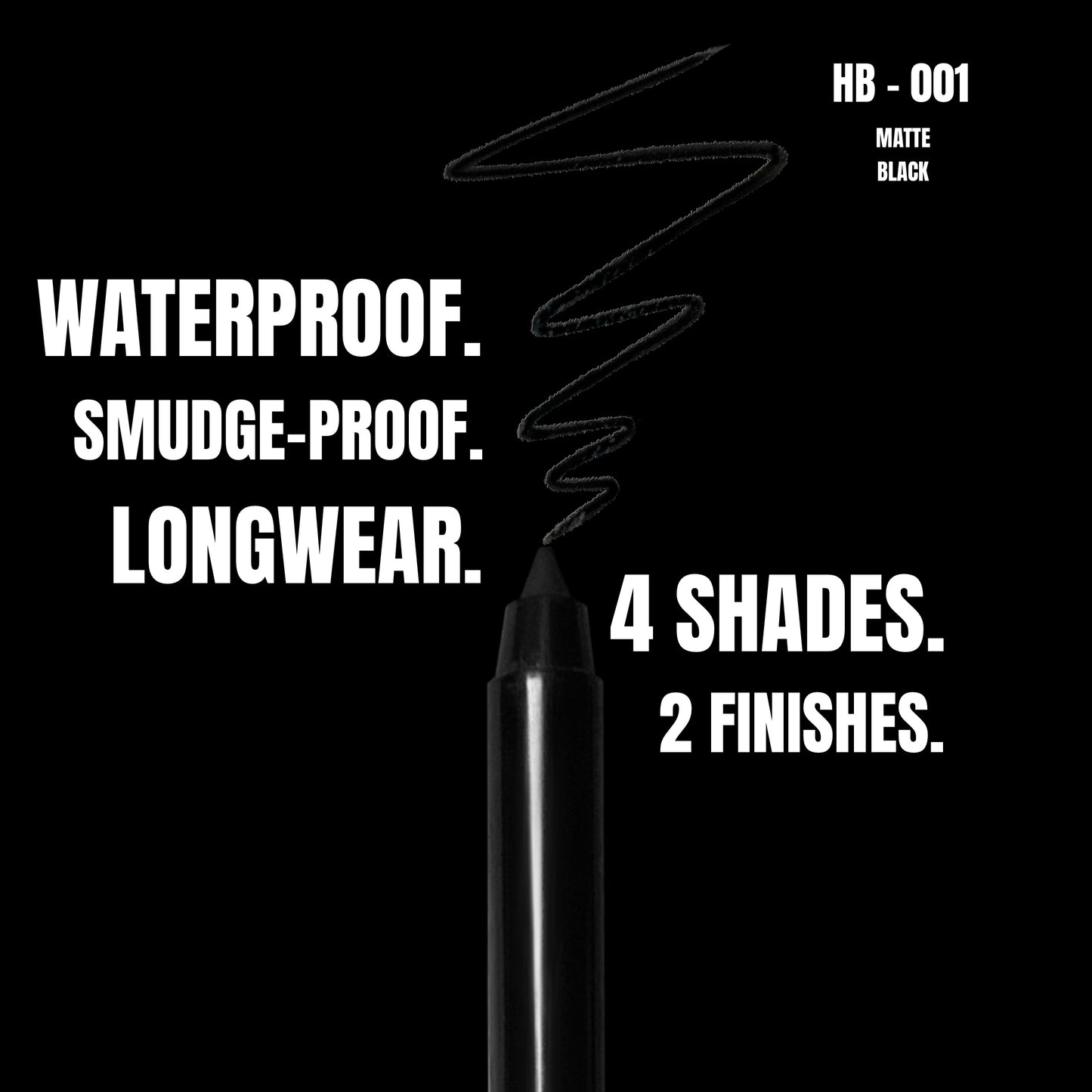 GEL EYELINER HB - 001
